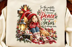 4 Christian Anxiety Quote PNG Designs, 4 Christmas Faith and Product Image 2