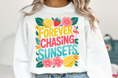 Forever Chasing Sunsets Svg | Svg Files | Shirt Svg Product Image 3