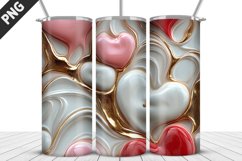 Valentines Love Skinny Tumbler PNG Wrap| Valentines Tumbler Product Image 3