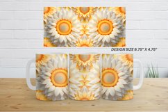 3D Sunflower Mug Wrap| Mug sublimation design Product Image 4