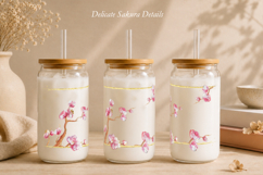 Hand Painted Sakura Mug Wrap Bundle | 30 PNG Designs Product Image 2