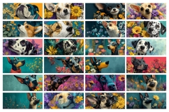 Cartoon Dog Mug Designs, Dogs Mug Bundle, Dog Sublimation Product Image 2