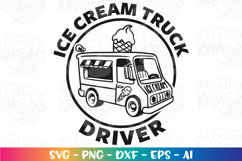Summer svg Ice Cream Truck Driver logo design Product Image 2
