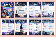 Sci-Fi Writing Workbook Kdp interiors Product Image 2