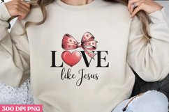 .LOVE like Jesus PNG, God Is Love Clipart PNG Product Image 3
