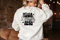 Gildan 18000 Crewneck Mockup, Oversized Mockup Model Mockup Product Image 1