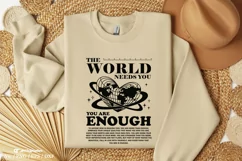 You are enough Svg, Positive Quote Svg, Motivational Svg Product Image 1
