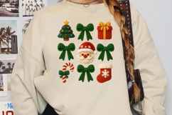 Chunky Yarn Christmas Sublimation,Yarn Crochet Christmas Png Product Image 5