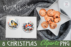 Birds Christmas Sublimation PNG Bundle Product Image 2