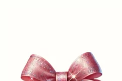 Pink Coquette Aesthetic Bow PNG Sticker, Elegant Chinoiserie Product Image 2
