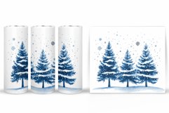 Christmas Tree Tumbler Design. Christmas Tree Sublimation Product Image 2
