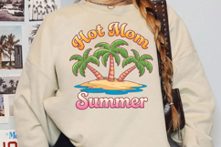 Hot Mom Summer Sublimation, Tropical Summer Png Product Image 3