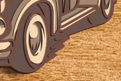 Christmas Truck Multilayer Svg/Corgi Dog/Cut Vintage Truck Product Image 6