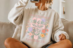 Boho Christian Floral PNG Designs, Sublimation Graphics Product Image 2