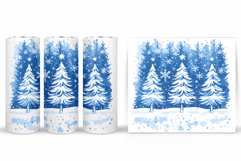 Christmas Tree Tumbler Design. Christmas Tree Sublimation Product Image 2