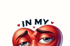 In My Valentine Era Funny Sublimation PNG for T-Shirts Product Image 2