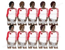 Canada Day GIRLS Country Symbol Clipart Freedom Flag - PNG Product Image 3