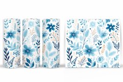 Flowers Tumbler Design. Flowers Tumbler Sublimation Product Image 2