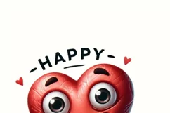 Love Day Sublimation PNG, Transparent Valentine Design Product Image 2