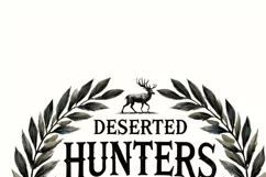 Deserted Hunter's Wifes Sublimation PNG Deer Antlers Camo Product Image 2