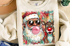 Funny Christmas Pop Art Sublimation, Christmas Png Product Image 2
