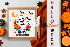 Halloween Ghosts Wildflower Art Product Image 2