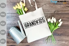 Grandma Quote SVG / Life is Better with Grandkids SVG Product Image 2