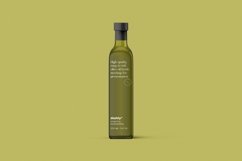 Glass Olive Bottle Mockup Product Image 2