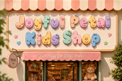 Cloudwink: A Playful Balloon Font With Chunky Puffy Letters Product Image 2