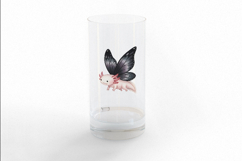 Fantasy Axolotl with Black Butterfly Wing Cute Amphibian PNG Product Image 4