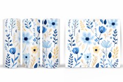 Flowers Tumbler Design. Wildflowers Tumbler Sublimation Product Image 2