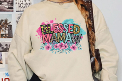 Blessed Mamaw Sublimation, Happy Mother&#039;s Day Png Product Image 2