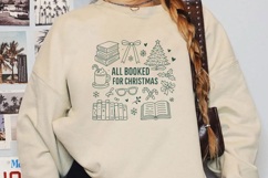 Book Lover Christmas Sublimation,Christmas Png Product Image 2