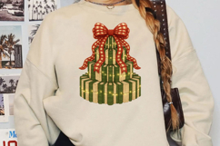 Christmas Gift Stack Sublimation, Yarn Crochet Christmas Pn Product Image 2