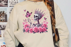 Drama Queen Sublimation, Funny Skeleton Png Product Image 2
