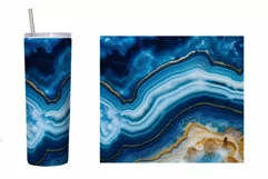 Stone Texture Tumbler Wrap. Abstract Tumbler Sublimation Product Image 2