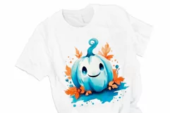 Cute Pumpkin sublimation. Pumpkin T- shirt Design Product Image 2