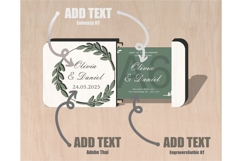 Laser Cut Invitation Holder SVG , A6 Wedding Card Pocket Product Image 4