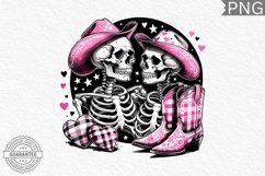 Valentine&#039;s Day Skeleton PNG - Valentine Clipart Sublimation Product Image 1