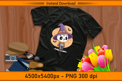 Cute Skeleton Witch Boy Sublimation Design PNG Product Image 2