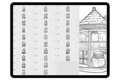 58 Procreate Jar Fairy House Stamp Brushes Product Image 5