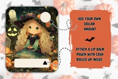 Kawaii Witch Money Card Printable Product Image 2
