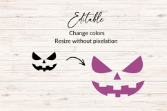 Creepy Laughing Jack O Lantern Face SVG Product Image 2