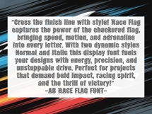 Race Flag Font | Checkered Font | Racing Alphabet Letters Product Image 2