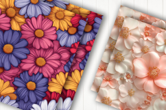 Multicolor Floral Digital Paper Product Image 2
