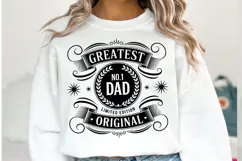 Greatest No. 1 Dad svg | Svg Cut File | Shirt Svg Product Image 1