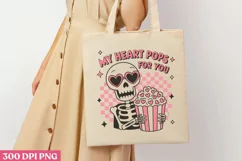 My heart pops for you PNG,Retro Valentine PNG Product Image 2