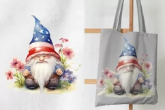 Patriotic Gnome PNG American Flag, American Flag Png, USA Product Image 2
