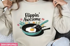 Flippin Awesome PNG, Kitchen Quotes Clipart PNG Product Image 1