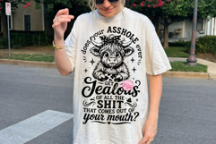 Adult Humor PNG, Sarcastic Snarky Skeleton Sublimation Product Image 2